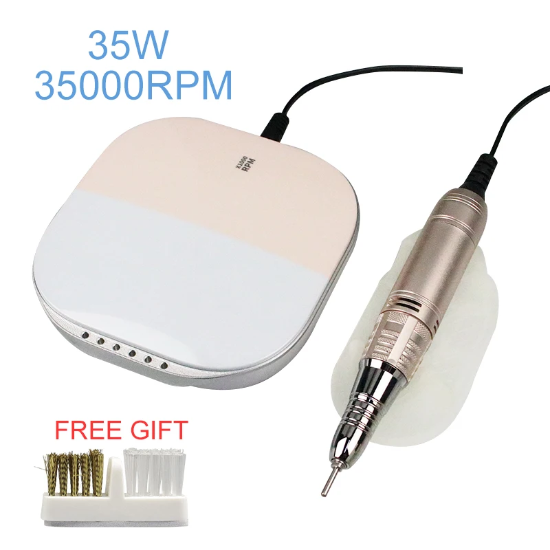 35W Nail Drill Machine Set 35000 RPM Electric Nails File HD Display Metal Manicure Cutters for Nail Gel Polish Sander Equipment
35W Nail Drill Machine Set 35000 RPM Electric Nails File HD Display Metal Manicure Cutters for Nail Gel Polish Sander Equipment