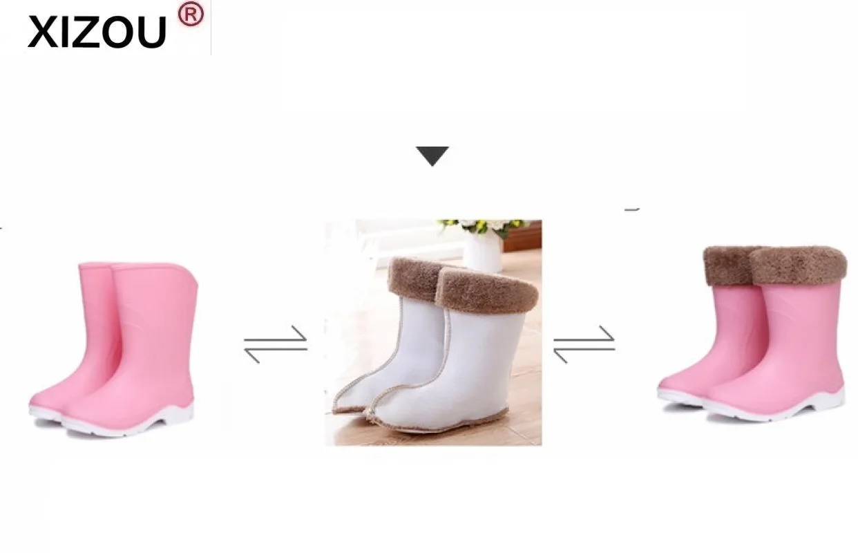 Rainshoes Women's Cute Boys Rain Boots Women's Rubber Shoes Tube Rubber Boots Velvet Waterproof Shoes Tube Non-Slip Shoe Cover
Rainshoes Women's Cute Boys Rain Boots Women's Rubber Shoes Tube Rubber Boots Velvet Waterproof Shoes Tube Non-Slip Shoe Cover