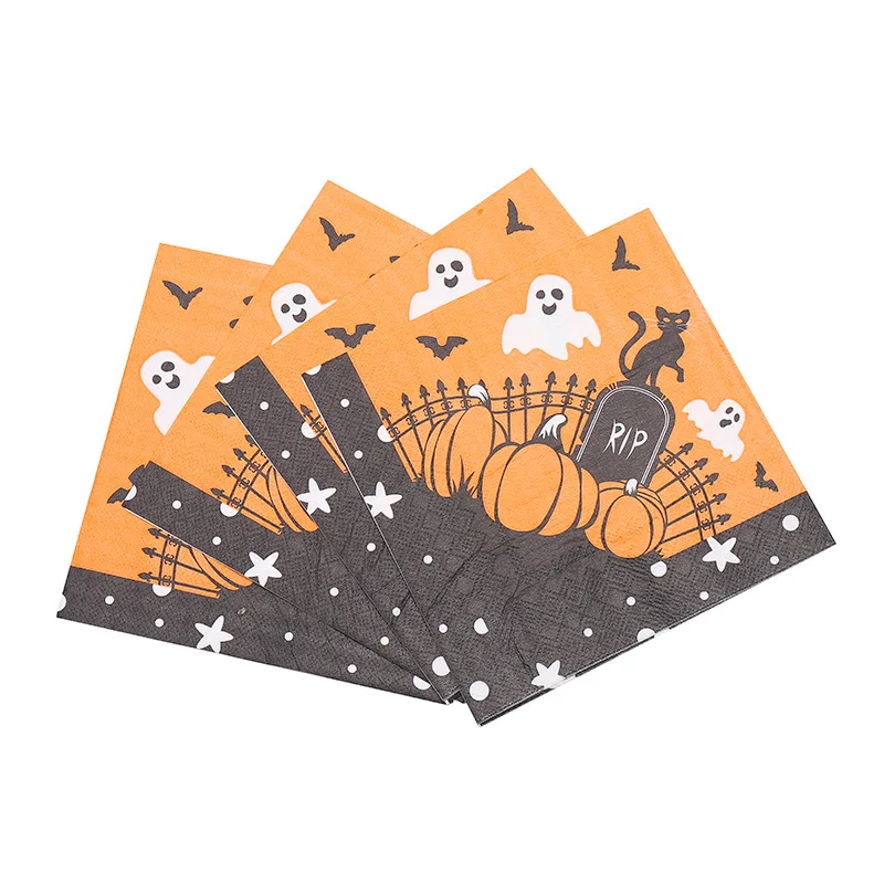 Одноразовые бумажные салфетки для Хэллоуина, 33x33 см, 20 шт./упак.
Одноразовые бумажные салфетки для Хэллоуина, 33x33 см, 20 шт./упак.