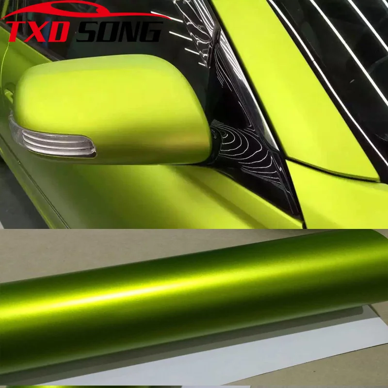 Premium quality Metallic Matte lime green satin Vinyl Wrap with Air Release Anthracite Car Wrap Foil size 10/20/30/40/50X152CM
Premium quality Metallic Matte lime green satin Vinyl Wrap with Air Release Anthracite Car Wrap Foil size 10/20/30/40/50X152CM