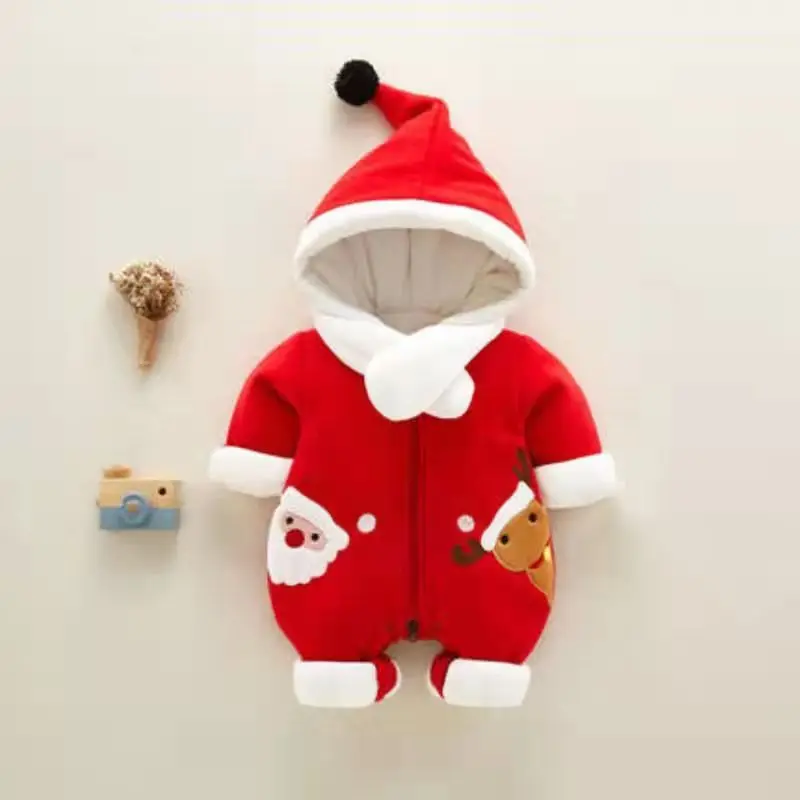 2022 Baby Onesies Baby Girls Christmas Clothes Cute Elk Santa Claus Hooded Clothes Scarf Warmth Thick Winter Male Baby Jackets
2022 Baby Onesies Baby Girls Christmas Clothes Cute Elk Santa Claus Hooded Clothes Scarf Warmth Thick Winter Male Baby Jackets