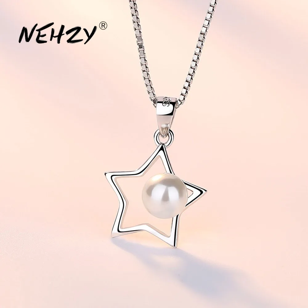 NEHZY S925 Серебряное ожерелье с кулоном модные ювелирные изделия новые женские высококачественные жемчужные ожерелья с пятиконечной звездой ...
NEHZY S925 Серебряное ожерелье с кулоном модные ювелирные изделия новые женские высококачественные жемчужные ожерелья с пятиконечной звездой ...