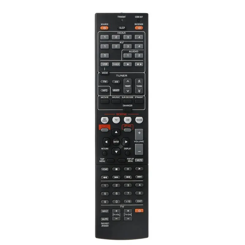 Remote Control for YA-MAHA RAV463 ZA113500 RAV491 RAV494 ZF30320 RX-V373 HTR-3066 HTR-3066BL HTR-4066 RX-V475 RX-V373BL
Remote Control for YA-MAHA RAV463 ZA113500 RAV491 RAV494 ZF30320 RX-V373 HTR-3066 HTR-3066BL HTR-4066 RX-V475 RX-V373BL
