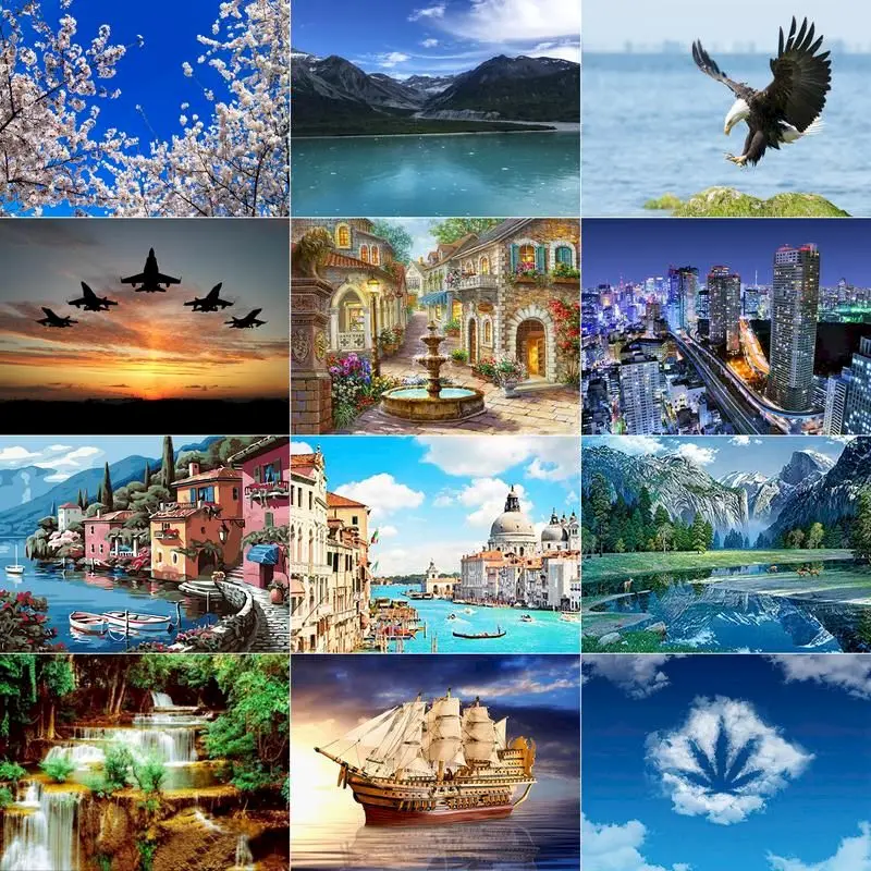 GATYZTORY 5D Diamond Painting Scenery Sea Full Square&Round Diamond Embroidery Mosaic Landscape Home Decorations
GATYZTORY 5D Diamond Painting Scenery Sea Full Square&Round Diamond Embroidery Mosaic Landscape Home Decorations