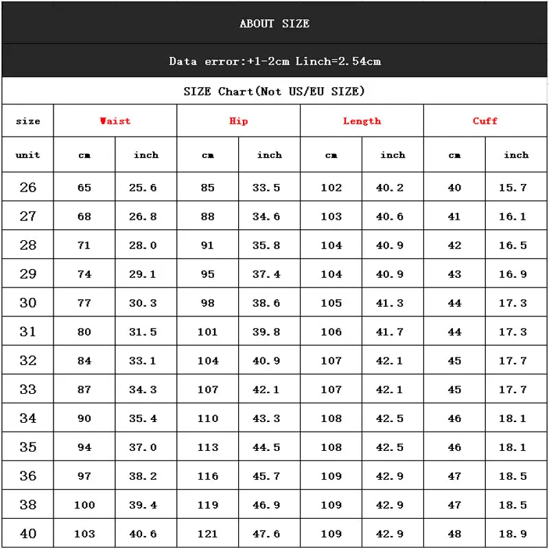 Autumn and winter new men's micro-horn jeans Elastic slim mid-rise small trumpet stretch horn jeans More size 26-40
Autumn and winter new men's micro-horn jeans Elastic slim mid-rise small trumpet stretch horn jeans More size 26-40