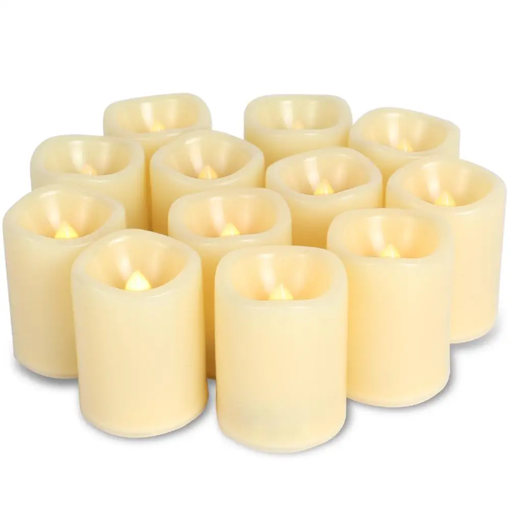 24PACK Flameless Votive Candles Flickering Battery Operated LED Tea Light Wedding Festival Celebration Christmas Decorations
24PACK Flameless Votive Candles Flickering Battery Operated LED Tea Light Wedding Festival Celebration Christmas Decorations