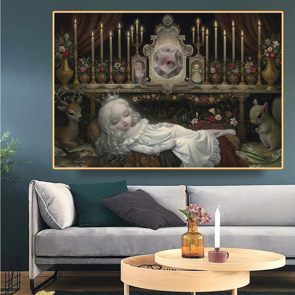 Holover Mark Ryden"Wakening the moon"Canvas Oil Painting Childish & Weird Modern Pop Art Picture Poster Home Decor Aesthetic
Holover Mark Ryden"Wakening the moon"Canvas Oil Painting Childish & Weird Modern Pop Art Picture Poster Home Decor Aesthetic