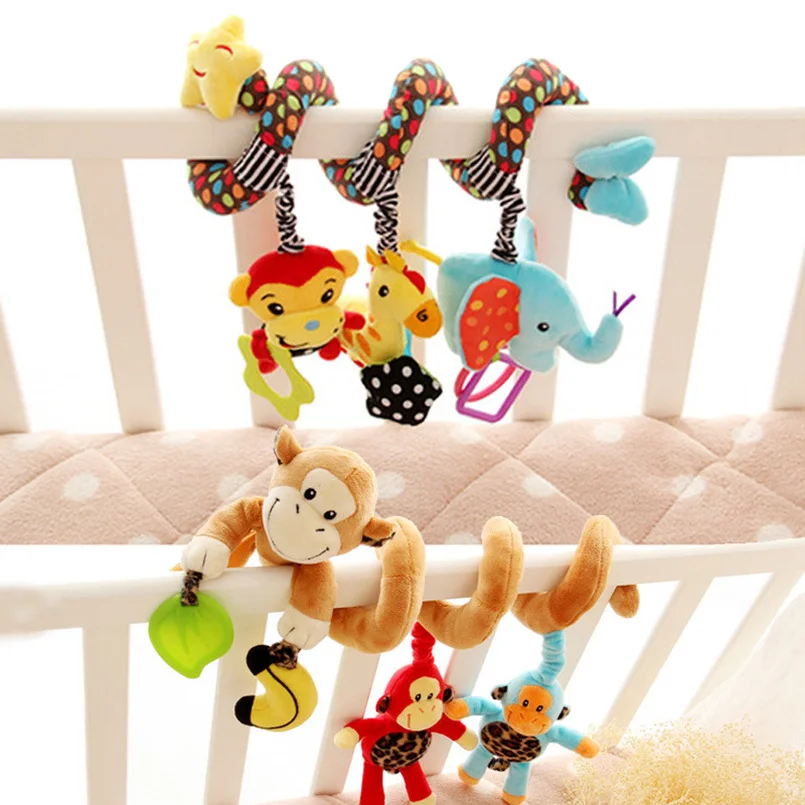 Early Development Soft Infant Crib Bed Stroller Toy Spiral Baby Toys For Newborns Car Seat Hanging Bebe Bell Rattle Toy For Gift
Early Development Soft Infant Crib Bed Stroller Toy Spiral Baby Toys For Newborns Car Seat Hanging Bebe Bell Rattle Toy For Gift
