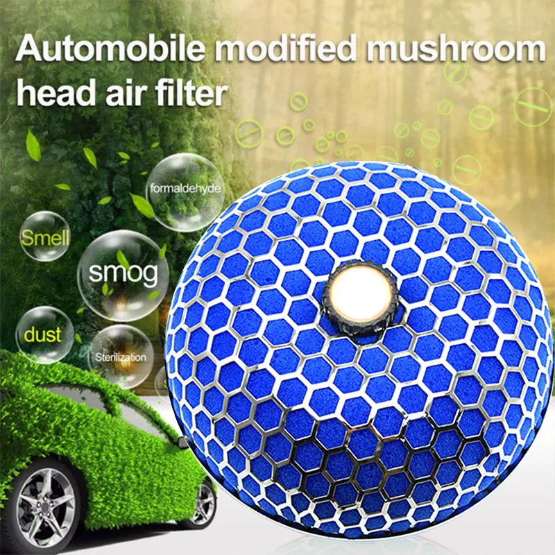 Car Air Filter Air Intake Filter High Flow Modification Air Filter Vehicle Engine Mushroom Head Blue Stable
Car Air Filter Air Intake Filter High Flow Modification Air Filter Vehicle Engine Mushroom Head Blue Stable