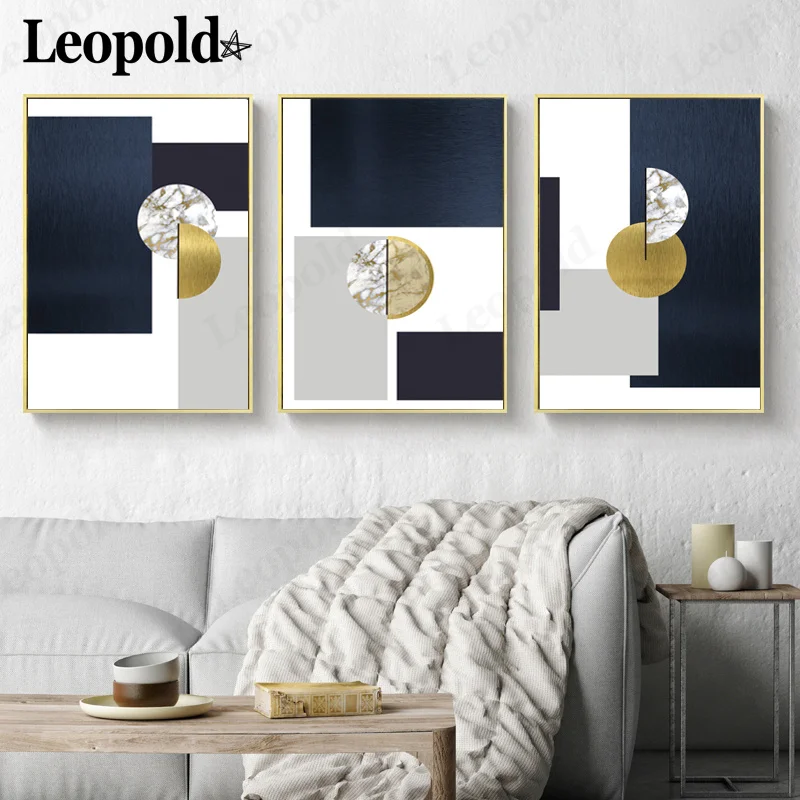 Modern Abstract Geometric Canvas Painting Black and White Gold Minimalist Poster Wall Art Nordic Aesthetics Home Decoration
Modern Abstract Geometric Canvas Painting Black and White Gold Minimalist Poster Wall Art Nordic Aesthetics Home Decoration
