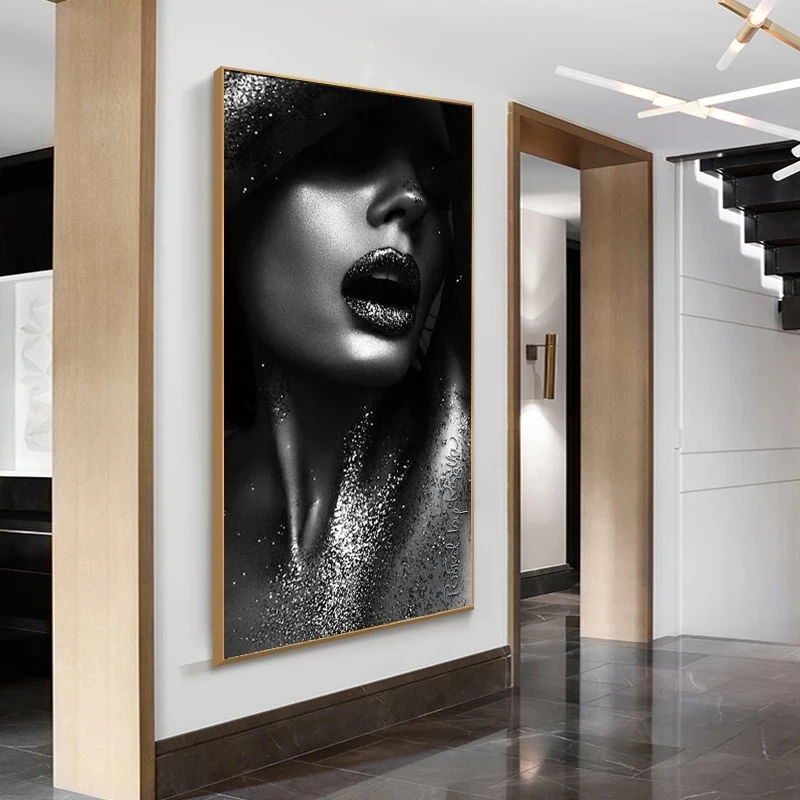 Sexy African Beauty Women Portrait Canvas Makeup Painting Poster Prints Cuadros Scandinavian Wall Art Pictures For Bedroom Decor
Sexy African Beauty Women Portrait Canvas Makeup Painting Poster Prints Cuadros Scandinavian Wall Art Pictures For Bedroom Decor