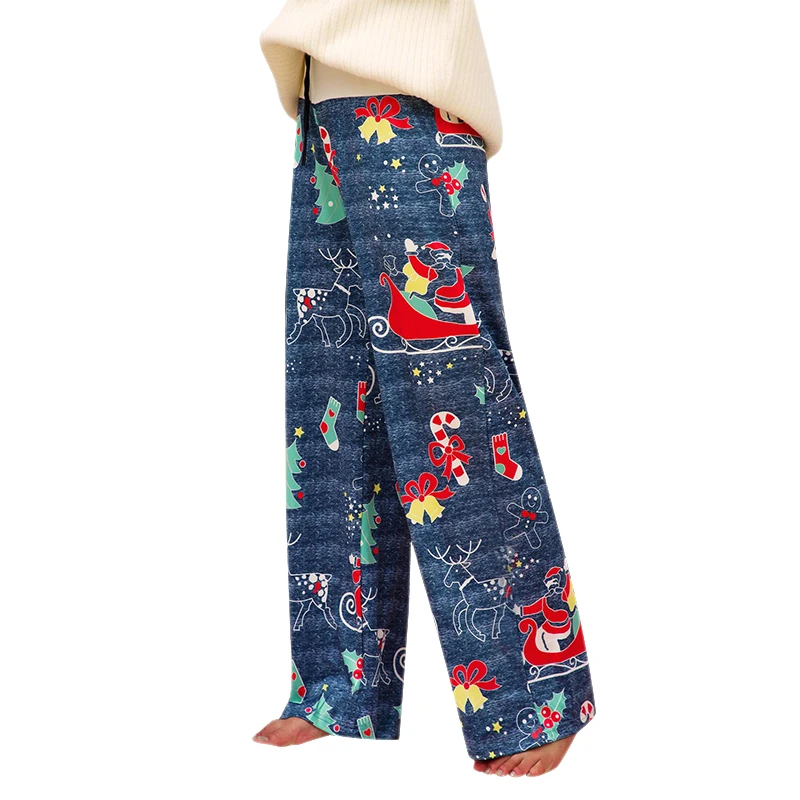 2019 New Christmas Wide-leg Pants Women Casual Loose Pants Fashion Print Large Size Warm Wide-leg Pants For Ladies Arrival !
2019 New Christmas Wide-leg Pants Women Casual Loose Pants Fashion Print Large Size Warm Wide-leg Pants For Ladies Arrival !