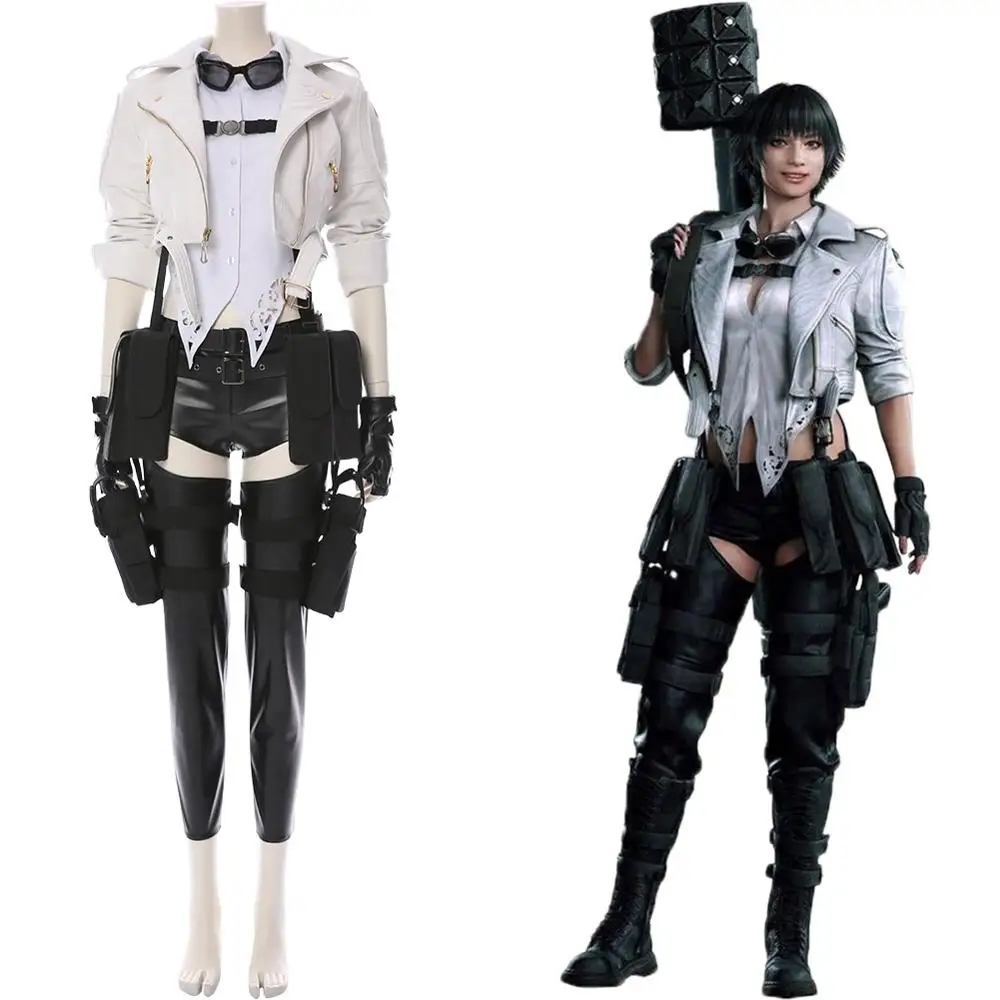 DMC V 5 Lady Mary Cosplay Costume Uniform Suit Outfit Dress Adult Women Halloween Carnival Costumes Custom Made Version 2
DMC V 5 Lady Mary Cosplay Costume Uniform Suit Outfit Dress Adult Women Halloween Carnival Costumes Custom Made Version 2