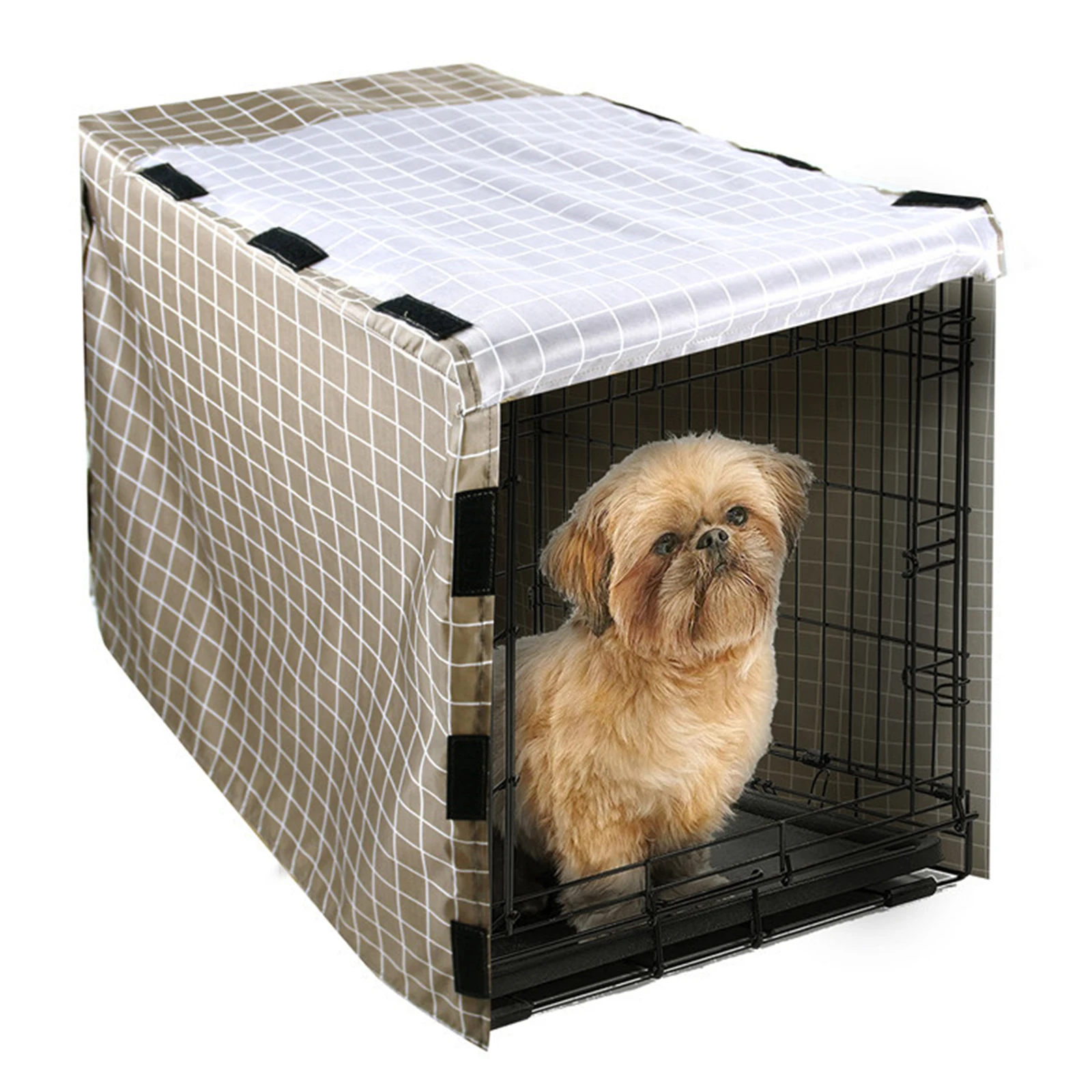 Dog Crate Cover Oxford Cloth Privacy Dog Crate Cover Tear-Resistant Durable Waterproof Windproof Kennel Cover For Wire Crates
Dog Crate Cover Oxford Cloth Privacy Dog Crate Cover Tear-Resistant Durable Waterproof Windproof Kennel Cover For Wire Crates
