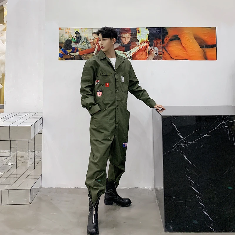 Комбинезон мужской с длинным рукавом, винтажная повседневная одежда в японском стиле, штаны-карго, одежда для пар, брюки-султанки в стиле хи...
Комбинезон мужской с длинным рукавом, винтажная повседневная одежда в японском стиле, штаны-карго, одежда для пар, брюки-султанки в стиле хи...