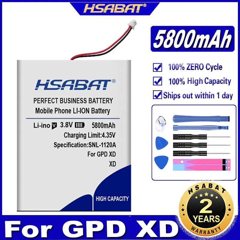 Аккумулятор HSABAT XD 5800 мач для аккумуляторов GPD - купить по выгодной цене |