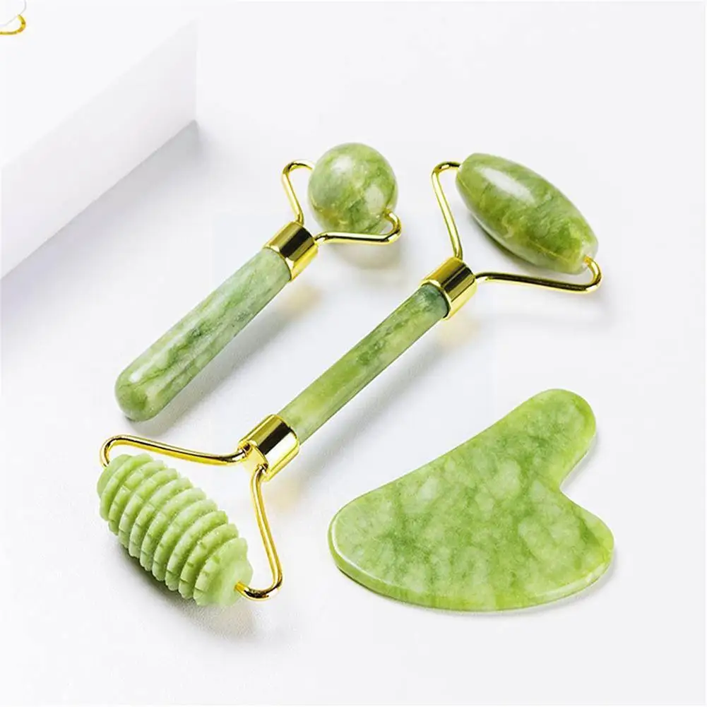 Jade Roller Massager For Face Body Gua Sha Jade Stone Roller Skin Care Face Massager Beauty Tools Health Care Appliances Q0I1
Jade Roller Massager For Face Body Gua Sha Jade Stone Roller Skin Care Face Massager Beauty Tools Health Care Appliances Q0I1