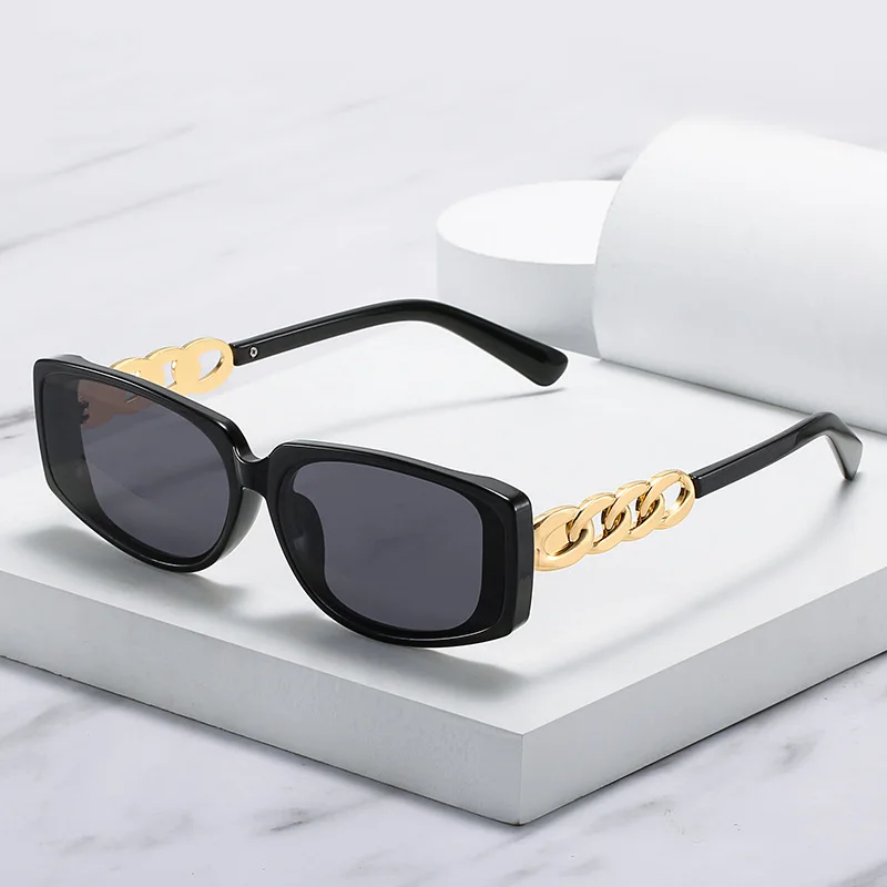 New unisex fashion chain element square sunglasses personality fashion catwalk sunglasses women driving street shooting glasses
New unisex fashion chain element square sunglasses personality fashion catwalk sunglasses women driving street shooting glasses