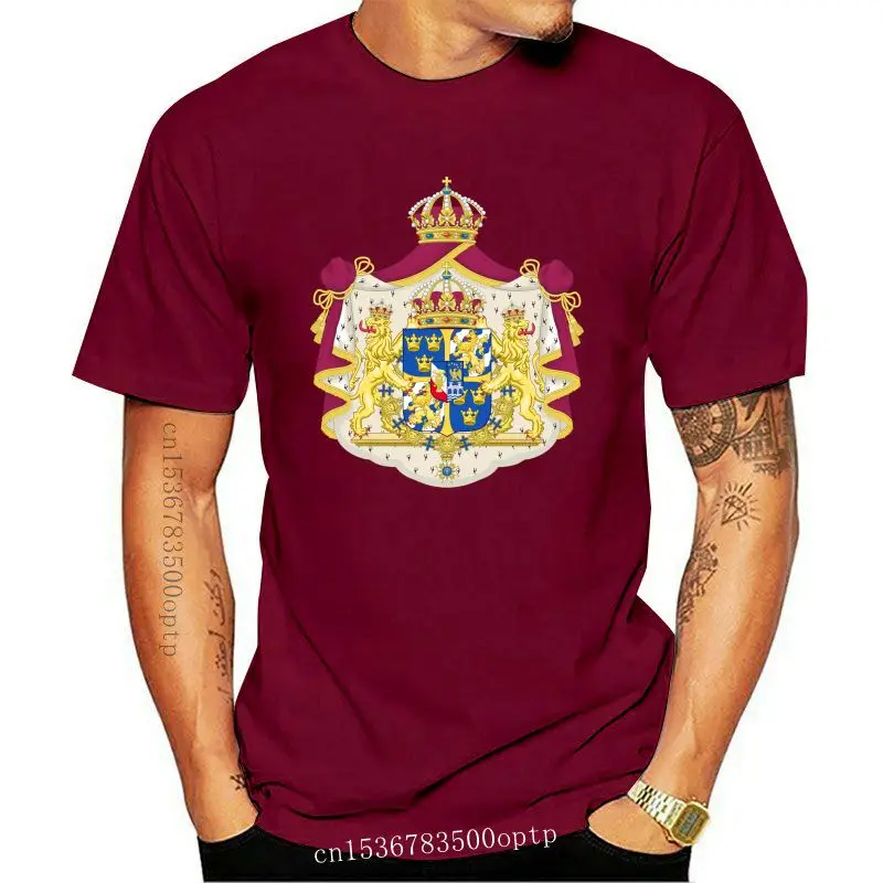New Coat Of Arms Of The Sweden Swedish Arms Flag T-Shirt All Sizes Men T Shirt 2021 Summer 100% Cotton Casual Short Sleeve Tops
New Coat Of Arms Of The Sweden Swedish Arms Flag T-Shirt All Sizes Men T Shirt 2021 Summer 100% Cotton Casual Short Sleeve Tops