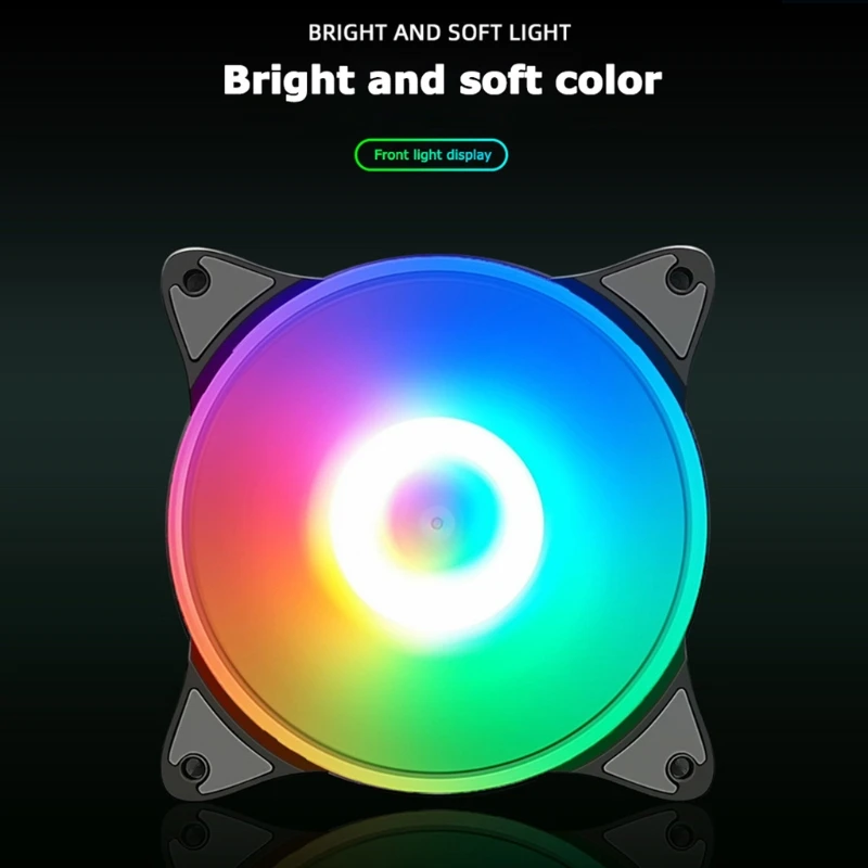 COOLMOON 12cm Chassis Cooling Fan 5 Colors LED Lighting Large 4Pin Heatsink K92F
COOLMOON 12cm Chassis Cooling Fan 5 Colors LED Lighting Large 4Pin Heatsink K92F