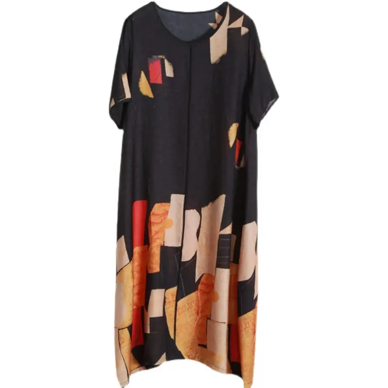 XITAO Irregular Contrast Color Print Dress Summer New Fashion Loose Casual O-neck Collar Simplicity Large Size Women CLL1113
XITAO Irregular Contrast Color Print Dress Summer New Fashion Loose Casual O-neck Collar Simplicity Large Size Women CLL1113