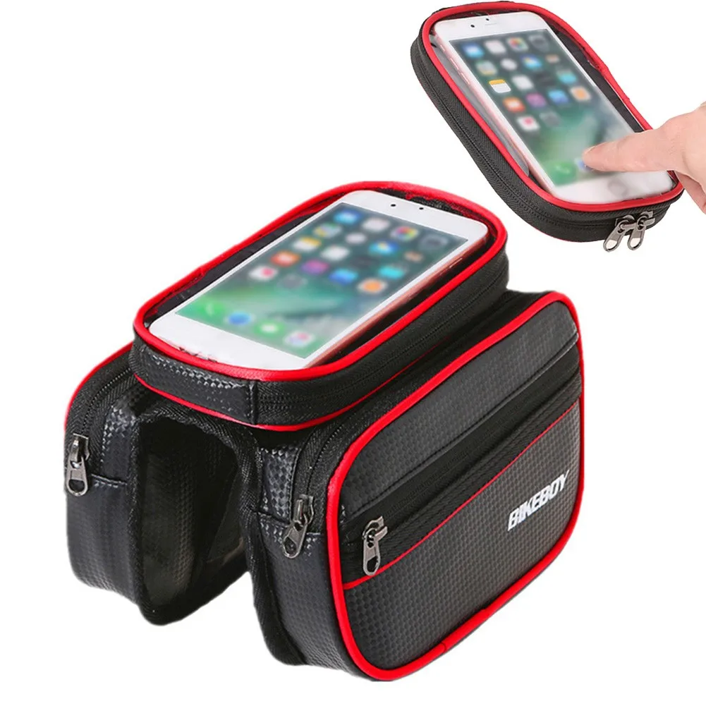 TPU Touch Screen MTB Bike Bag with Headphone Jack Below 6.2in Waterpoor Phone Pocket Bicicleta Bicycle Front Frame Tube Case
TPU Touch Screen MTB Bike Bag with Headphone Jack Below 6.2in Waterpoor Phone Pocket Bicicleta Bicycle Front Frame Tube Case