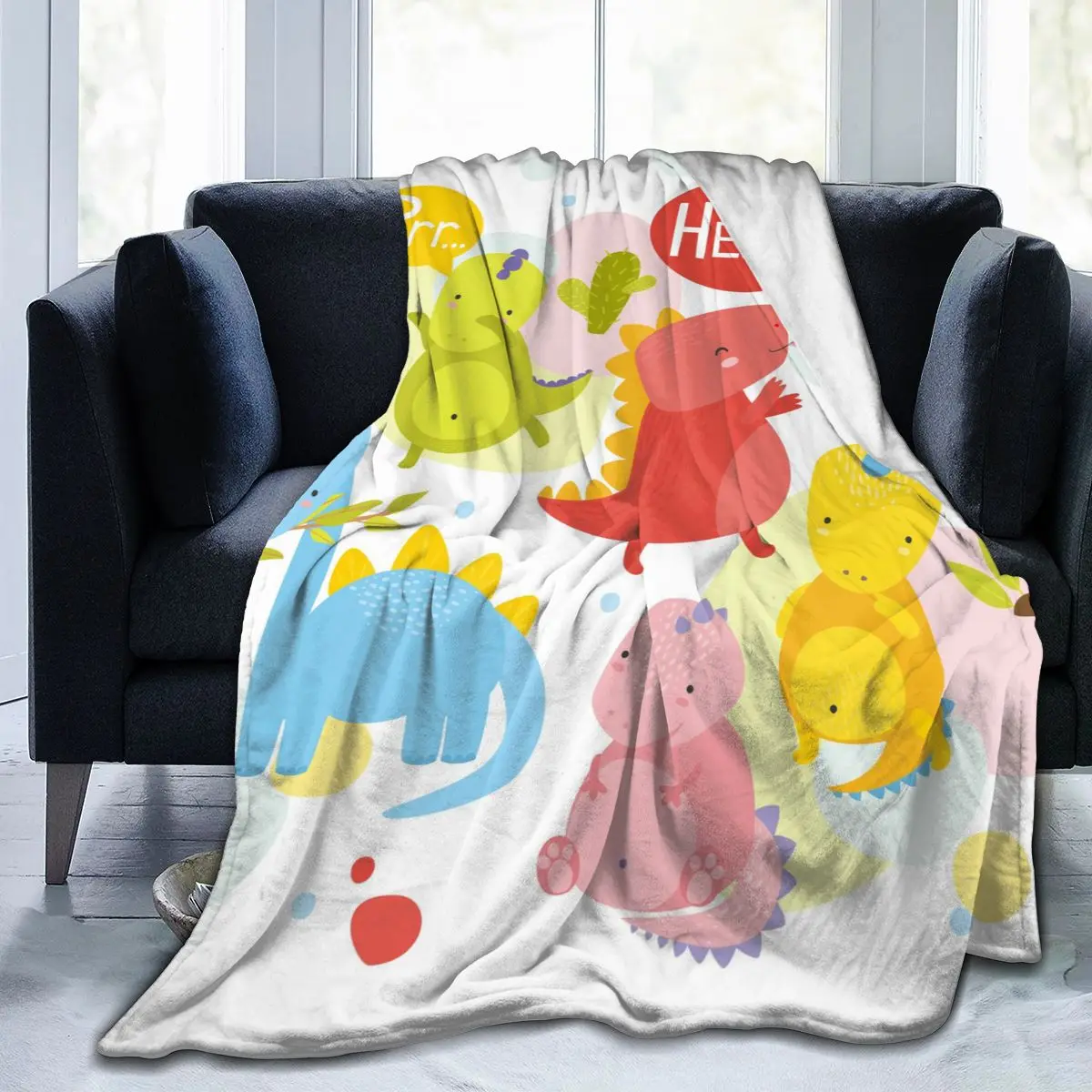 Flannel Blanket Cute Dinosaurs Ultra-Soft Micro Fleece Blanket for Bathrobe Sofa Bed Travel Home Winter Spring Fall
Flannel Blanket Cute Dinosaurs Ultra-Soft Micro Fleece Blanket for Bathrobe Sofa Bed Travel Home Winter Spring Fall