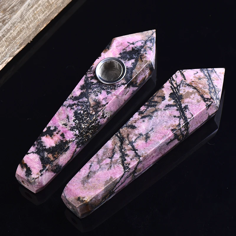 1PC 100% Natural Rosy Quartz Smoking Pipe Crystal Point Wand Crystal Gemstone With Metal Filter Healing Energy Collection Gifts
1PC 100% Natural Rosy Quartz Smoking Pipe Crystal Point Wand Crystal Gemstone With Metal Filter Healing Energy Collection Gifts