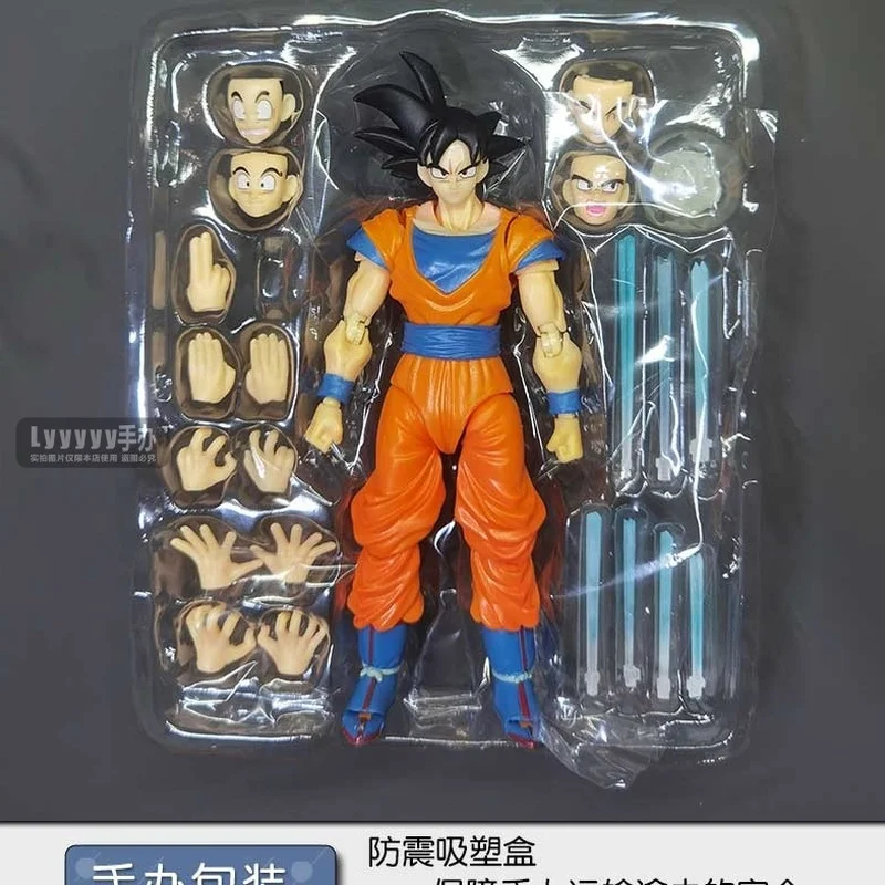 

Anime Peripheral SHF Dragon Ball Articulated Goku 2nd Generation Black Hair Red Clothes Figure Model Toys Dolls Dolls Gifts