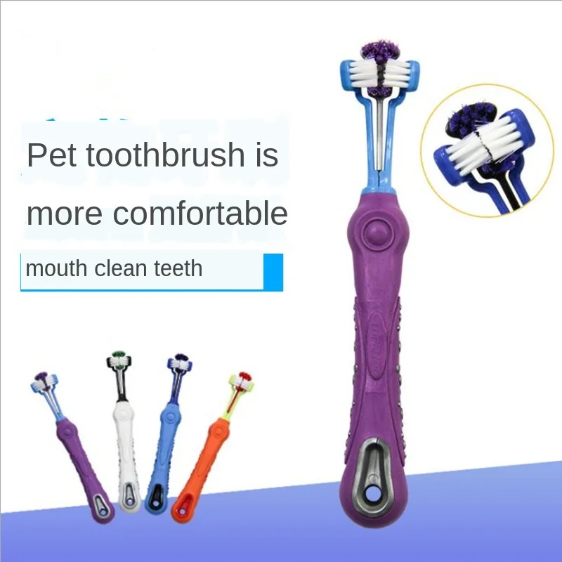 Three Sided Pet Toothbrush Dog Brush Addition Bad Breath Tartar Teeth Care Dog Cat Cleaning Mouth Dog Cat Cleaning Supplies
Three Sided Pet Toothbrush Dog Brush Addition Bad Breath Tartar Teeth Care Dog Cat Cleaning Mouth Dog Cat Cleaning Supplies
