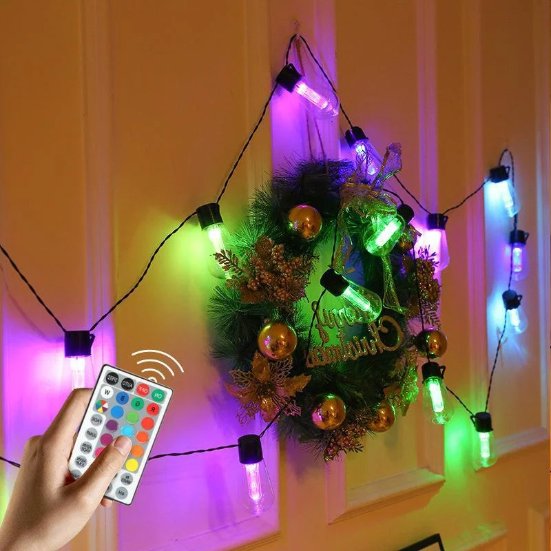 USB Remote 16 Color Christmas Garland Bulb Lamp New Led Fairy Lights Bedroom Living Room Garden Holiday Decoration String Lights
USB Remote 16 Color Christmas Garland Bulb Lamp New Led Fairy Lights Bedroom Living Room Garden Holiday Decoration String Lights