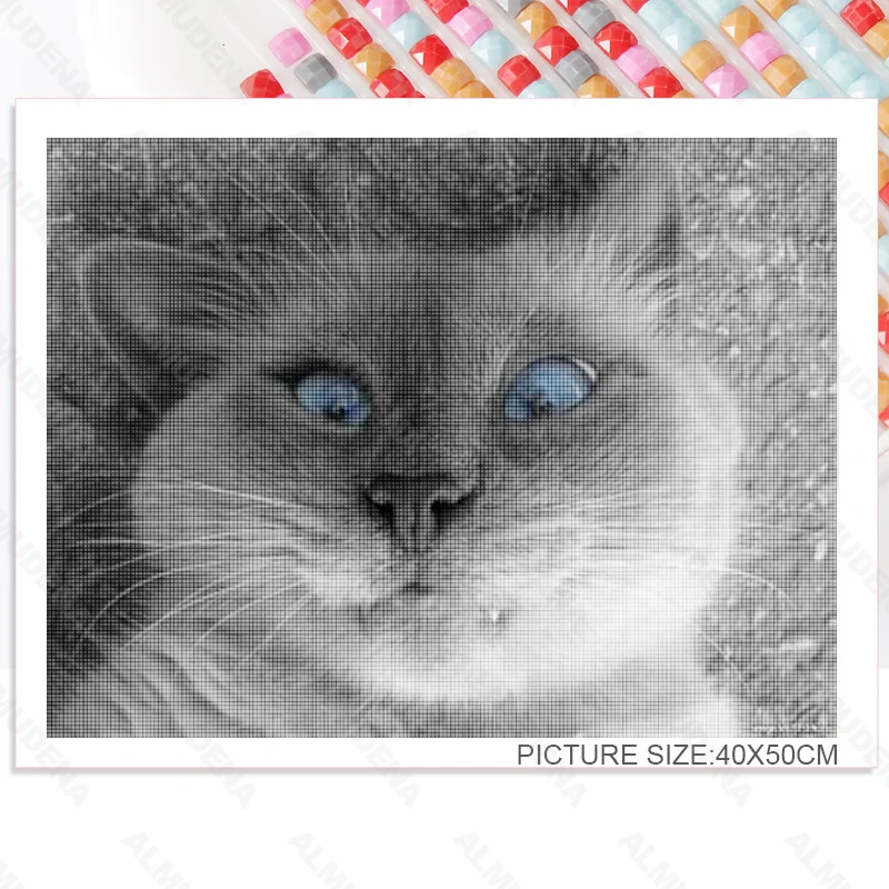 Diy Diamond Painting Animal Cat Cute Nordic Style Full Diamond Handmade Dot Inlaid Diamond Bedroom Living Room Sticker Wall
Diy Diamond Painting Animal Cat Cute Nordic Style Full Diamond Handmade Dot Inlaid Diamond Bedroom Living Room Sticker Wall