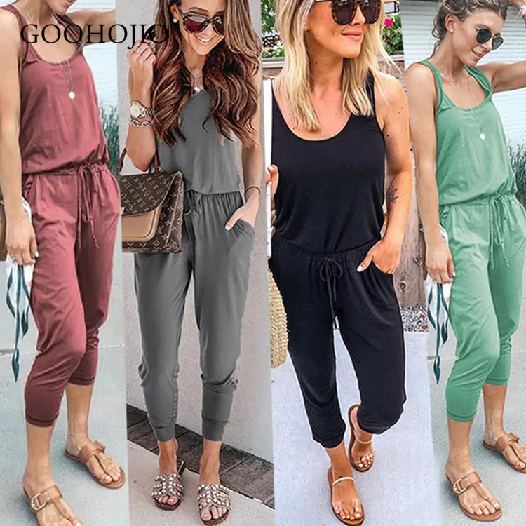 GOOHOJIO 2021 Spring Autumn New Casual Rompers Women Temperament Fashion Pocket Jumpsuit for Ladies High Waist Jumpsuit Women
GOOHOJIO 2021 Spring Autumn New Casual Rompers Women Temperament Fashion Pocket Jumpsuit for Ladies High Waist Jumpsuit Women