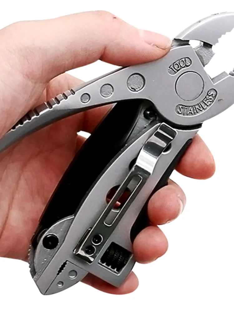 Camping Knife Travel Camp Plier Wrench Adjustable Tool Jaw Screwdriver Hike Hunt Survive Kit Multi Fucntion Spanner
Camping Knife Travel Camp Plier Wrench Adjustable Tool Jaw Screwdriver Hike Hunt Survive Kit Multi Fucntion Spanner