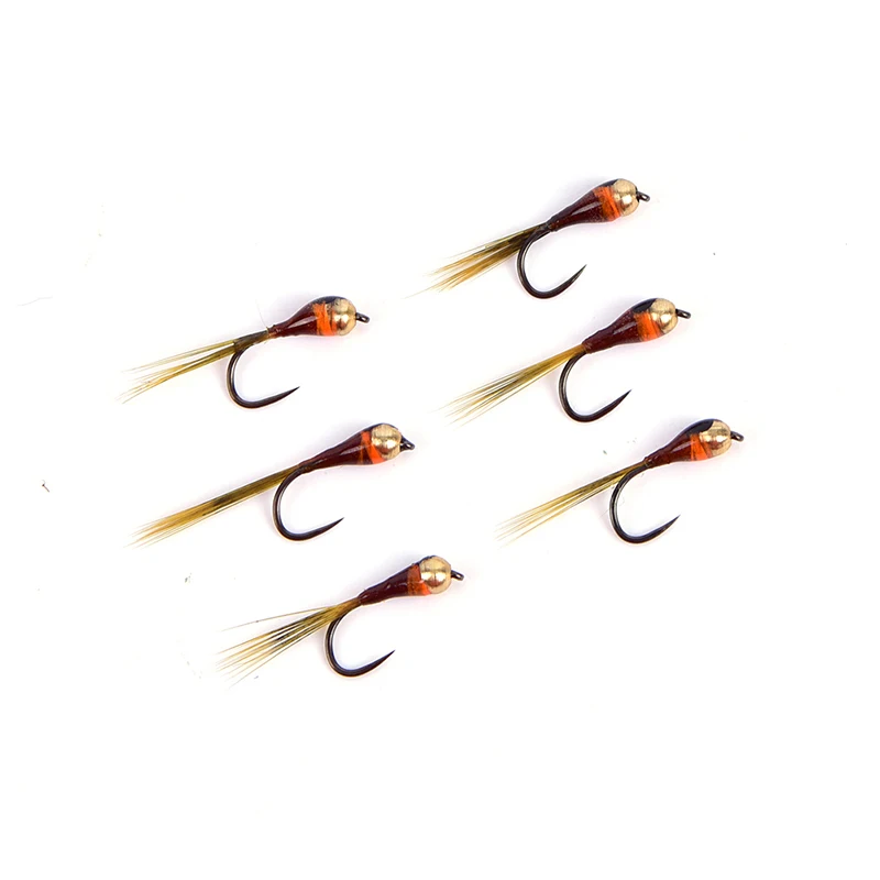 6PCS/Set Hook Tungsten Perdigon Nymph Small Beadheads Fly Rainbow Brown Trout Grayling Trout Fishing Quick Sink Fly
6PCS/Set Hook Tungsten Perdigon Nymph Small Beadheads Fly Rainbow Brown Trout Grayling Trout Fishing Quick Sink Fly