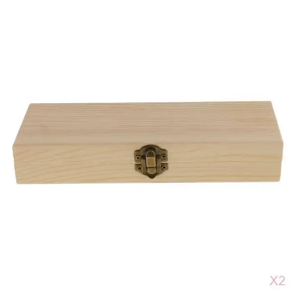 2 Pcs Jewelry Trinket Storage Box Wooden Gift Case Mini Chest for DIY Craft
2 Pcs Jewelry Trinket Storage Box Wooden Gift Case Mini Chest for DIY Craft
