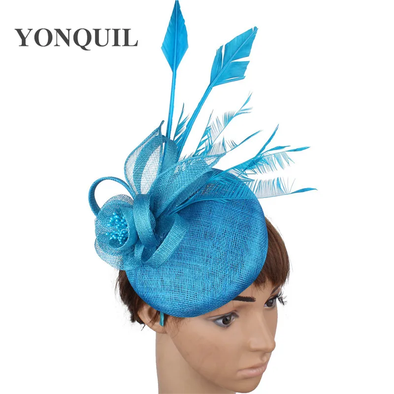 High Quality 4-Layer Sinamay Fascinator Hat Women Elegant Wedding Headpiece Flower Fedora Hat Headband Bridal Formal Dress
High Quality 4-Layer Sinamay Fascinator Hat Women Elegant Wedding Headpiece Flower Fedora Hat Headband Bridal Formal Dress