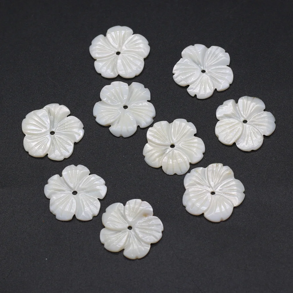 5pcs Natural Shell Flower Beads Accessories White Mother of Pearl Shell Loose Beads for Jewelry Necklace Bracelet Accessories
5pcs Natural Shell Flower Beads Accessories White Mother of Pearl Shell Loose Beads for Jewelry Necklace Bracelet Accessories