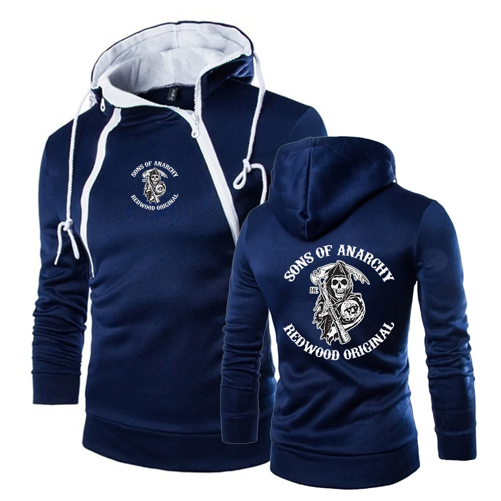 2021 New Sons Of Anarchy SOA SAMCRO Leisure Men Hoodies Brand Hooded Sweatshirt Classic Warm Slim Customize coats
2021 New Sons Of Anarchy SOA SAMCRO Leisure Men Hoodies Brand Hooded Sweatshirt Classic Warm Slim Customize coats