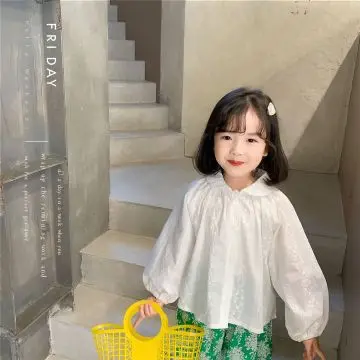 2-8 Years Old Baby Girl Solid Shirt 2021 Spring Baby Girl Korean Style Kids Long-sleeved Shirt Toddler Cute Blouse White Shirt
2-8 Years Old Baby Girl Solid Shirt 2021 Spring Baby Girl Korean Style Kids Long-sleeved Shirt Toddler Cute Blouse White Shirt
