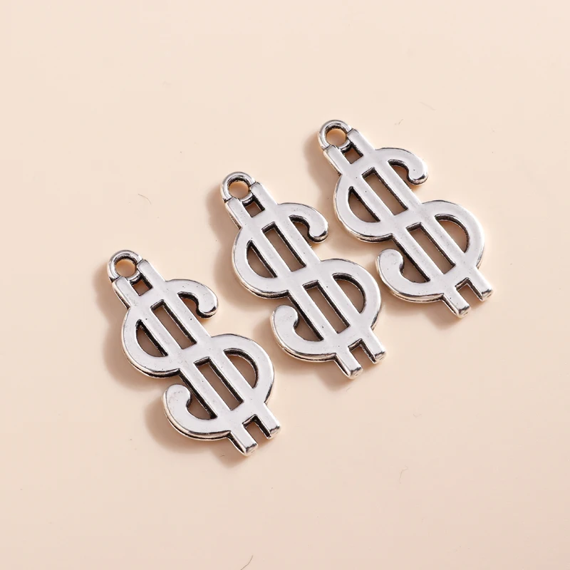 5pcs/lot 16*33mm Trendy $ Dollar Money Sign Charms DIY Fit Necklaces Pendants Earrings Handmade Craft Jewelry Making Accessories
5pcs/lot 16*33mm Trendy $ Dollar Money Sign Charms DIY Fit Necklaces Pendants Earrings Handmade Craft Jewelry Making Accessories