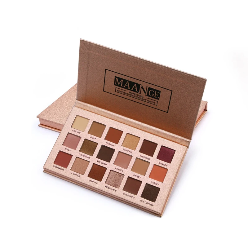 Beauty Comestic Makeup 18 Color Eyeshadow Palette Refined Powder Glitter Shimmer Waterproof Sweatproof Long-Lasting for Face
Beauty Comestic Makeup 18 Color Eyeshadow Palette Refined Powder Glitter Shimmer Waterproof Sweatproof Long-Lasting for Face