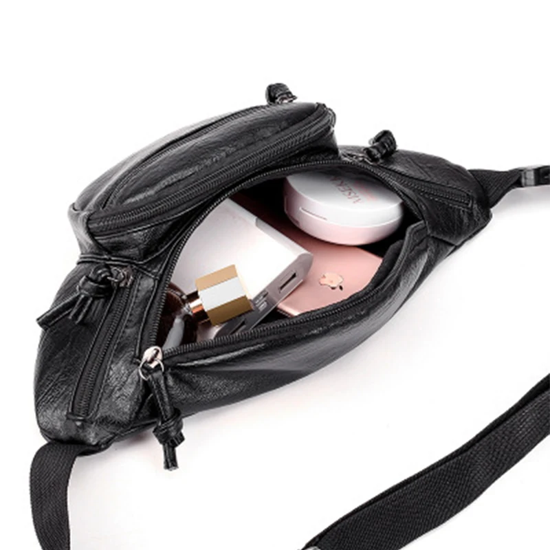 Unisex Waterproof Ladies Waist Bag Fanny Pack Fashion Chest Pack Ms Outdoor Crossbody Bag Multifunction Zipper Solid Belt Bags 
Unisex Waterproof Ladies Waist Bag Fanny Pack Fashion Chest Pack Ms Outdoor Crossbody Bag Multifunction Zipper Solid Belt Bags
