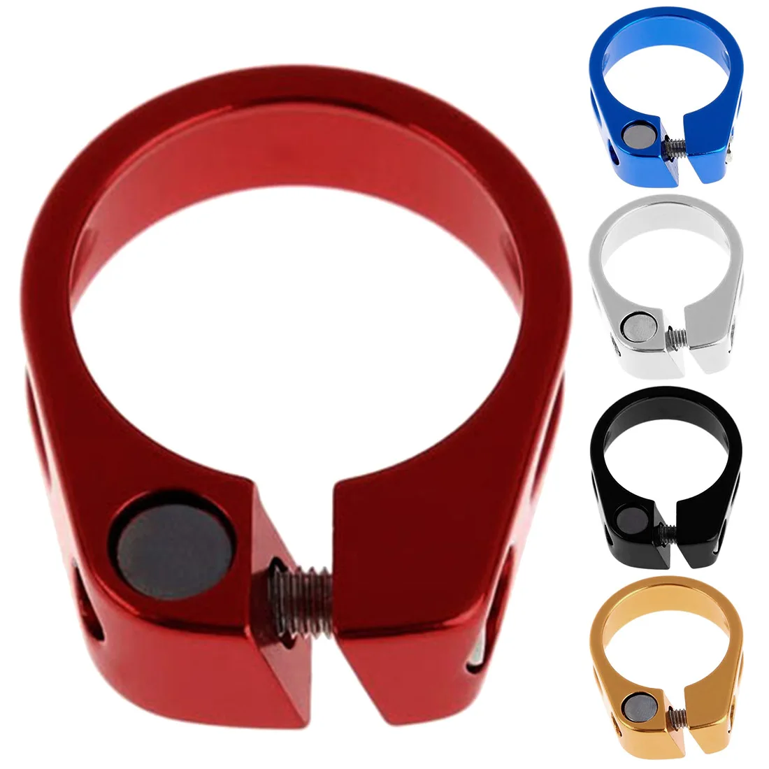 Bicycle Bike Seat Post Clamp 31.8/34.9mm Seatpost Tube Clip Fixed Gear Parts Aluminum Seat Tube Clamp
Bicycle Bike Seat Post Clamp 31.8/34.9mm Seatpost Tube Clip Fixed Gear Parts Aluminum Seat Tube Clamp