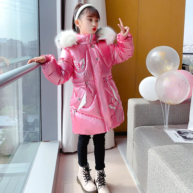 Winter Jacket For Girls Bright Iridescent Thicken Girls Winter Coat Hooded Outwear Butterfly Kids Mid-Long Warm Coat TZ667
Winter Jacket For Girls Bright Iridescent Thicken Girls Winter Coat Hooded Outwear Butterfly Kids Mid-Long Warm Coat TZ667