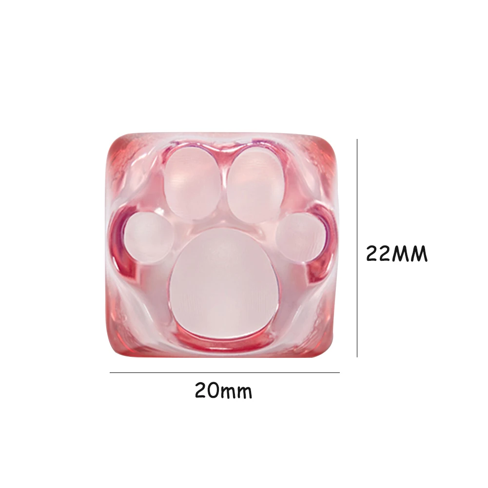 Mechanical Keyboard Keycap for MX Switch 248 3D Printed Layers Cute 3D Cat Paw Resin Keycap 
Mechanical Keyboard Keycap for MX Switch 248 3D Printed Layers Cute 3D Cat Paw Resin Keycap