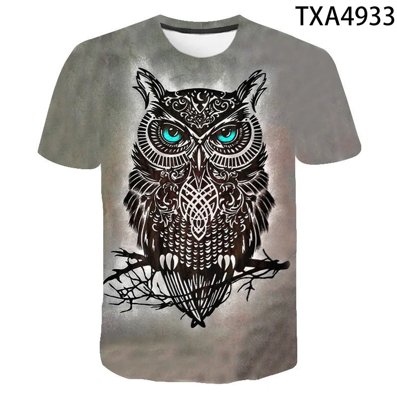 2021 New Summer Casual Printed 3D T-Shirt Owl Men Women Children Summer Cool Tee Streetwear Boy Girl Kids Short Sleeve Tops
2021 New Summer Casual Printed 3D T-Shirt Owl Men Women Children Summer Cool Tee Streetwear Boy Girl Kids Short Sleeve Tops