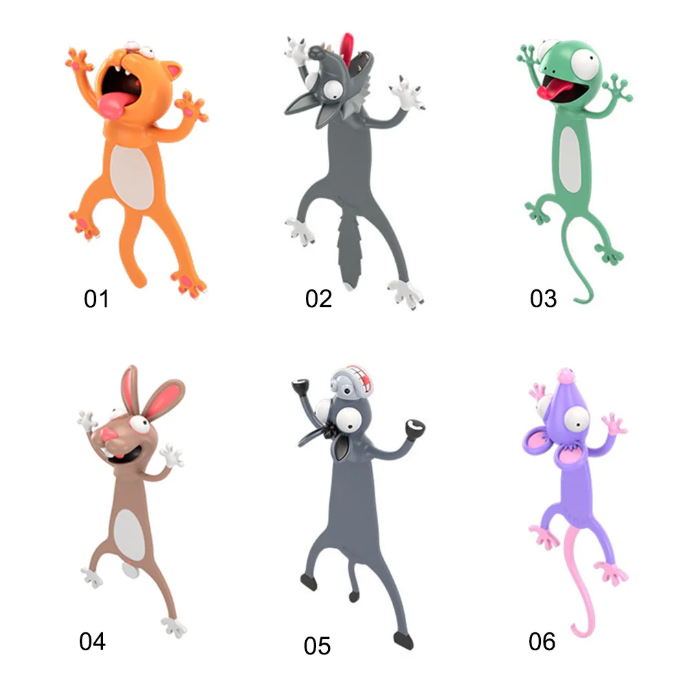 Creative 3D Stereo Animal Bookmark Funny Cute Pet Cute PVC Personality Funny Gift Bookmark
Creative 3D Stereo Animal Bookmark Funny Cute Pet Cute PVC Personality Funny Gift Bookmark