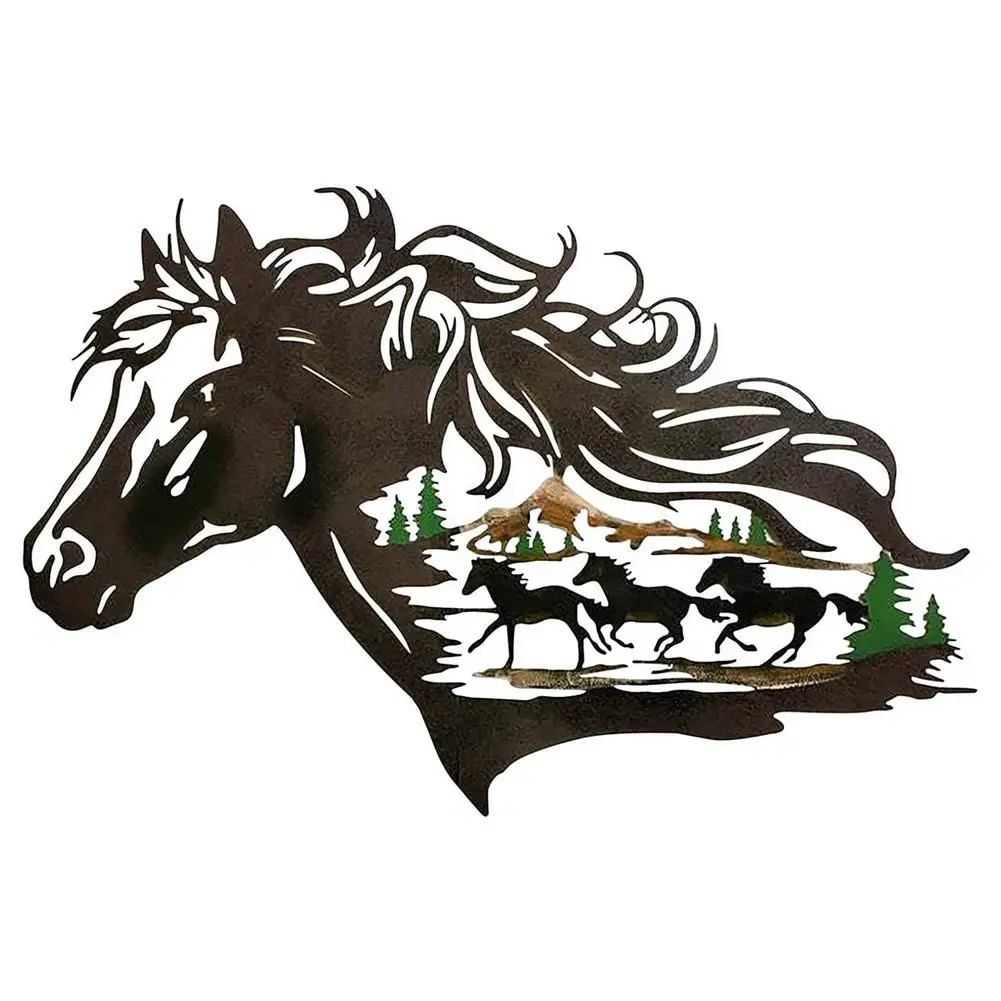 Western Horse Shadow Home Decor Metal Wall Decoration Art Deco Showpiece Metal Crafts Bedroom Garden Home Living Room Ornament
Western Horse Shadow Home Decor Metal Wall Decoration Art Deco Showpiece Metal Crafts Bedroom Garden Home Living Room Ornament