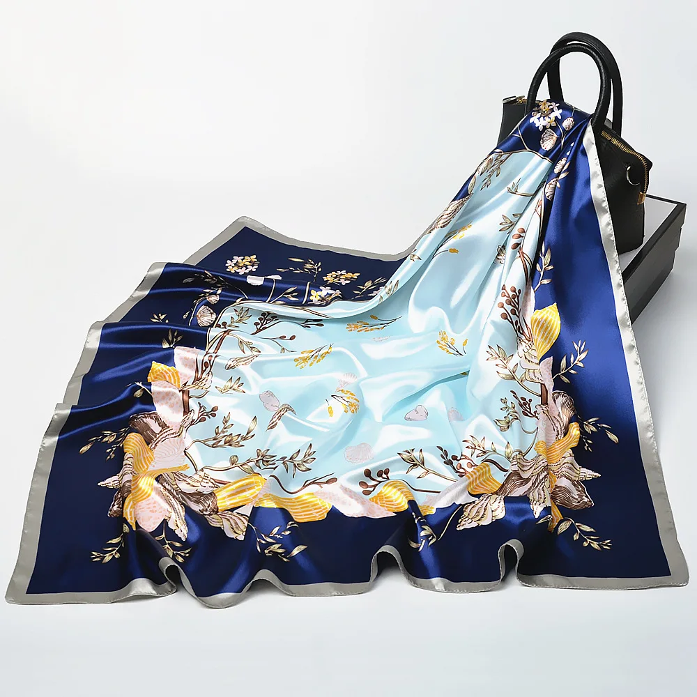 Hijab Scarf Women Foulard Luxury Designer Shawls Autumn 90*90cm Bandana Large Muslim Satin Square Head Silk Scarves for Ladies
Hijab Scarf Women Foulard Luxury Designer Shawls Autumn 90*90cm Bandana Large Muslim Satin Square Head Silk Scarves for Ladies
